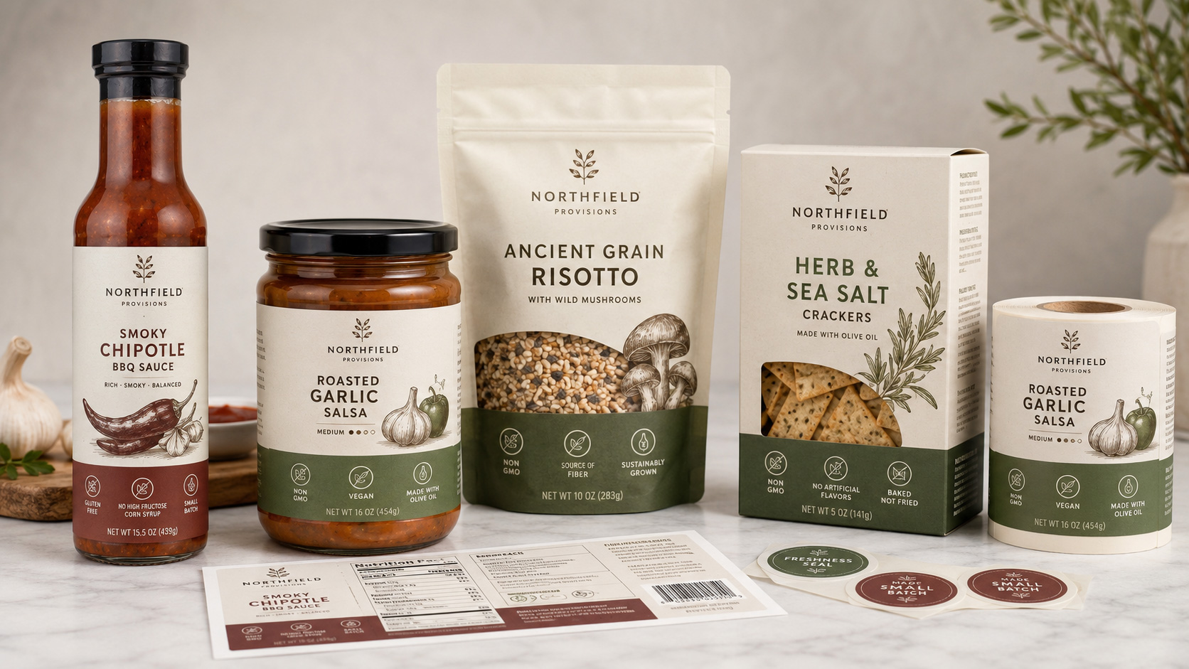 Food label material