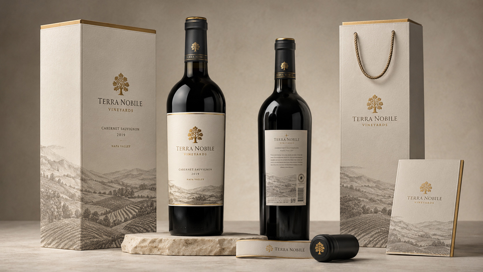 Wine label material
